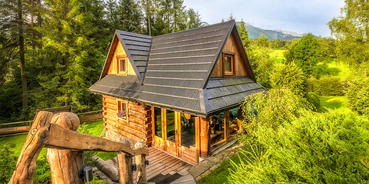 Ubytovanie v čarovnej chalúpke v Ždiari s raňajkami a možnosťou wellness