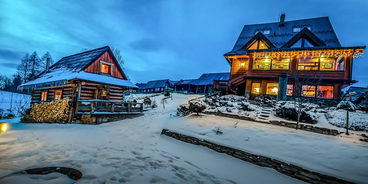 Ubytovanie v čarovnej chalúpke v Ždiari s raňajkami a možnosťou wellness