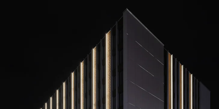 Novo postavený moderný hotel v samotnom centre Katovíc s jedlom a saunou