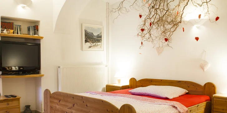 Pobyt na chalupe v Podkrkonoší: vybavené štúdio alebo apartmán, sauna a jacuzzi