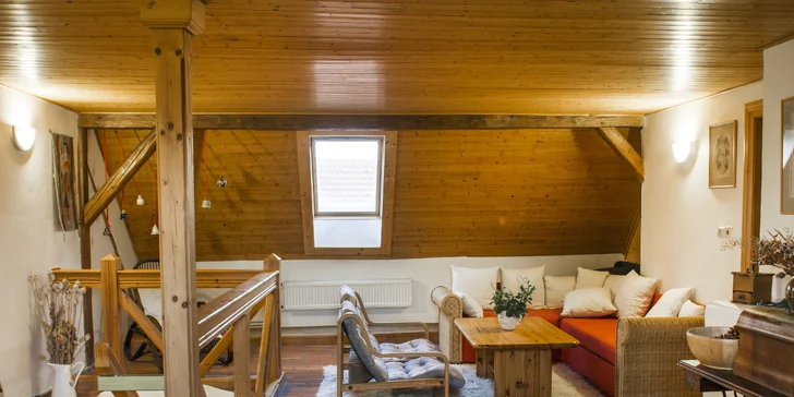 Pobyt na chalupe v Podkrkonoší: vybavené štúdio alebo apartmán, sauna a jacuzzi