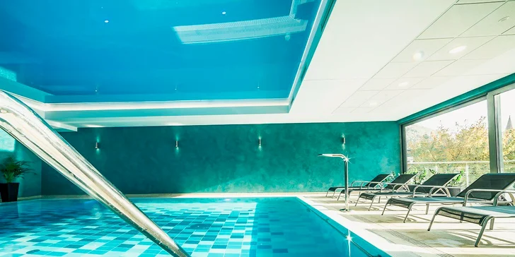 Elegantný 4* hotel v centre kúpeľného mesta Trenčianske Teplice, procedúry aj strava