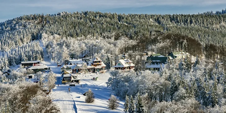 Zimná pohoda v Beskydoch s jedlom aj neobmedzenou saunou