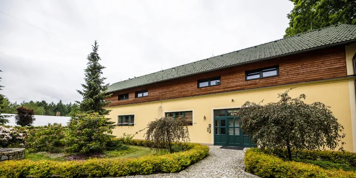 4* Resort Johanka alebo treehouse na Vysočine: polpenzia, vírivka, sauna a drevené sudy