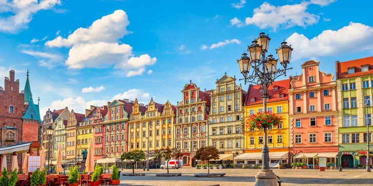 Pobyt pri historickom centre Vroclavu s raňajkami pre 1–4 osoby