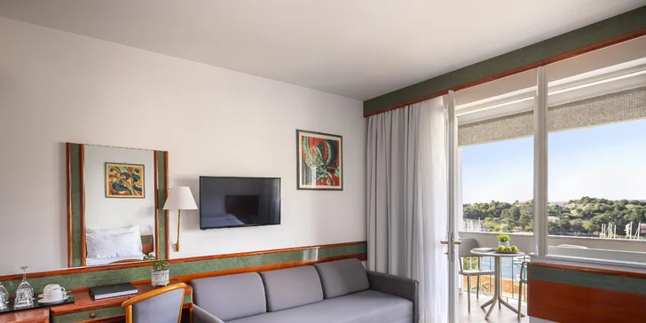 Istria: 4* hotel s bazénom a wellness, skvelá poloha pri pláži aj dobré jedlo