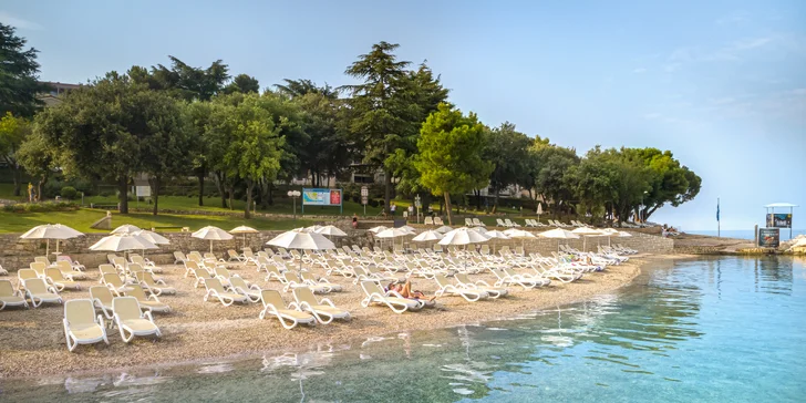Istria: 4* hotel s bazénom a wellness, skvelá poloha pri pláži aj dobré jedlo