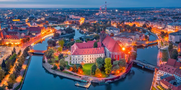 Pamiatky aj nákupy vo Vroclave: hotel s raňajkami aj parkovaním zadarmo