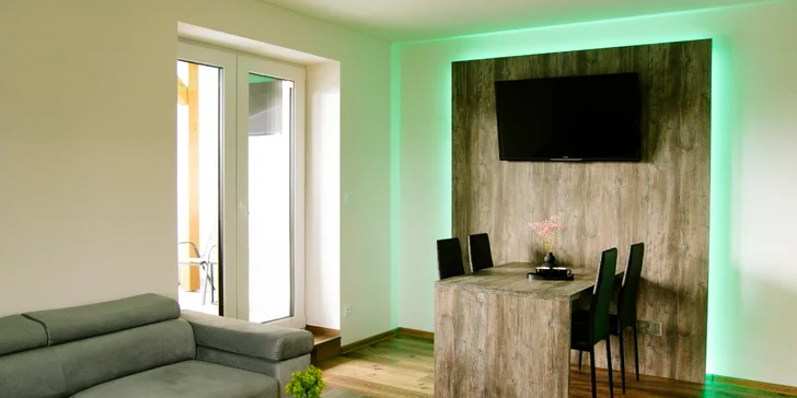 Apartmán v Jeseníkoch: vlastná vírivka, masážne kreslo aj možnosť luxusných raňajok