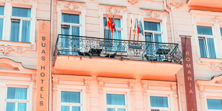 Hotel v centre Karlových Varov: jedlo a wellness, možnosť masáže aj soľnej jaskyne