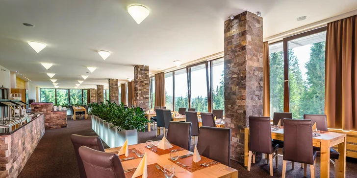 Pobyt v Hoteli PIERIS*** v horskom prostredí Podbanského + wellness v Grand hoteli PERMON****