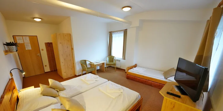 Relax kúsok od Boskovíc: pobyt s raňajkami alebo polpenziou či aj pivným kúpeľom