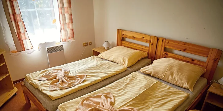 Relax kúsok od Boskovíc: pobyt s raňajkami alebo polpenziou či aj pivným kúpeľom