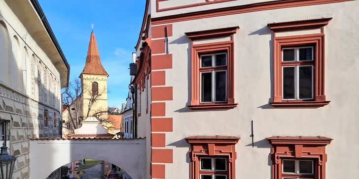 Romantika v Českém Krumlove: apartmán alebo izba pri krumlovskom zámku, vrátane možnosti raňajok