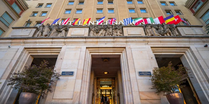 Legendárny Grand Hotel International v Prahe: pobyt s raňajkami aj michelinskou večerou, skvelá dostupnosť do centra
