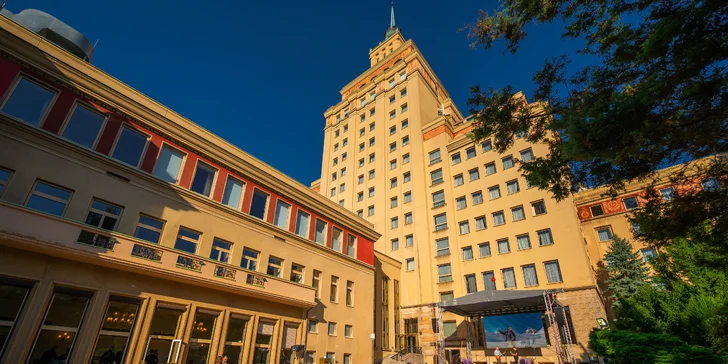 Legendárny Grand Hotel International v Prahe: pobyt s raňajkami aj michelinskou večerou, skvelá dostupnosť do centra