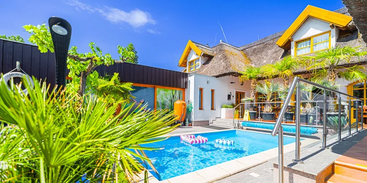 Relax v Maďarsku len kúsok od hraníc s bazénom a saunou aj vstupmi do kúpeľov Bükfürdő