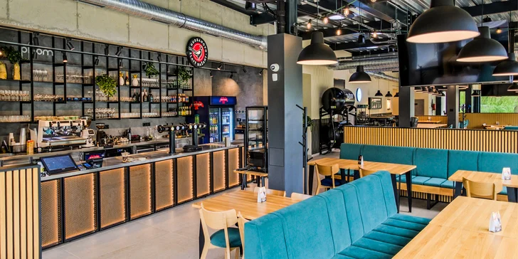 2 nadupané burgre s hovädzím mäsom