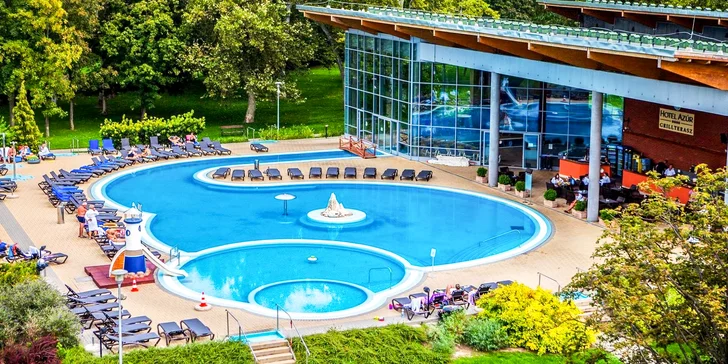 Rodinný 5* hotel pri Balatone: polpenzia a neobmedzený vstup do 2 wellness zón, vlastná pláž