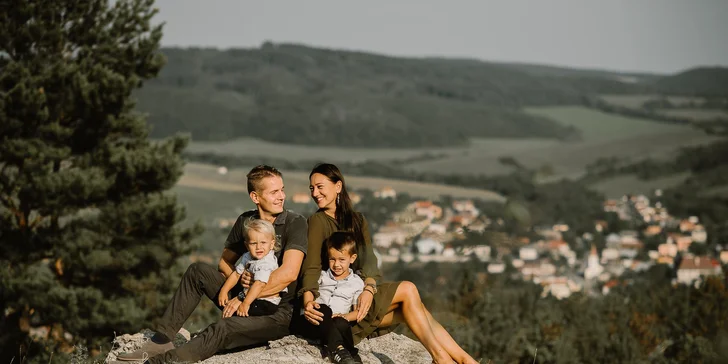 Profesionálne rodinné fotografovanie v exteriéri vrátane 20 ks tlačených foto