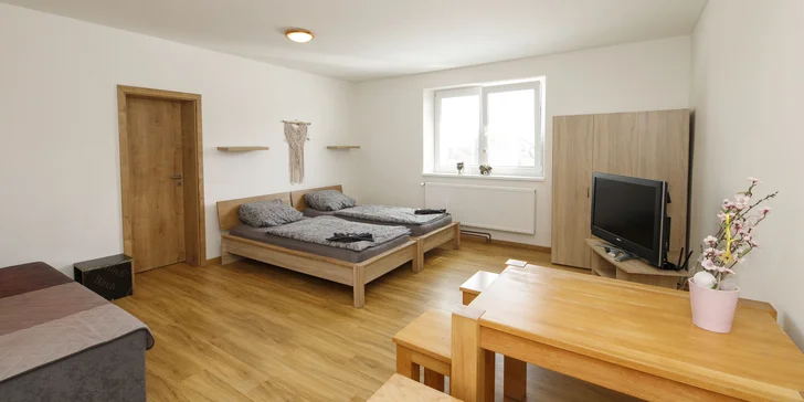 Nové apartmány v malebnom prostredí pri rybníkoch v Plzni až pre 6 osôb