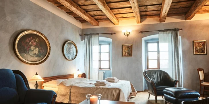 Pobyt v historickom centre Banskej Štiavnice: raňajky alebo polpenzia aj možnosť privátneho wellness