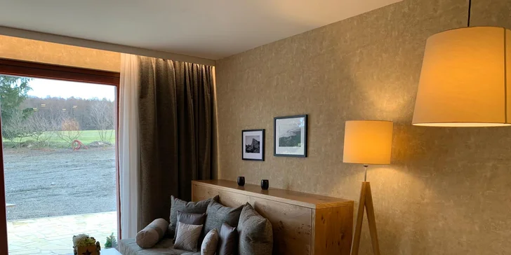 Krásny apartmán pri Českej Lípe: raňajky aj wellness a Lužické hory na dohľad