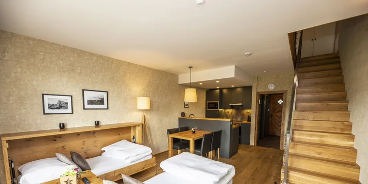 Krásny apartmán pri Českej Lípe: raňajky aj wellness a Lužické hory na dohľad