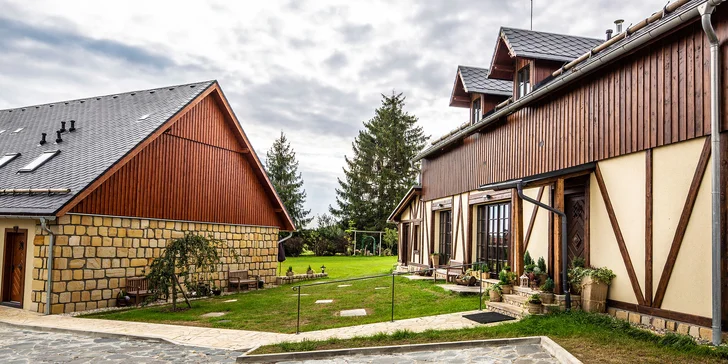 Krásny apartmán pri Českej Lípe: raňajky aj wellness a Lužické hory na dohľad