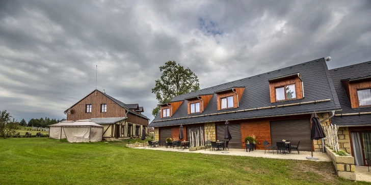 Krásny apartmán pri Českej Lípe: raňajky aj wellness a Lužické hory na dohľad