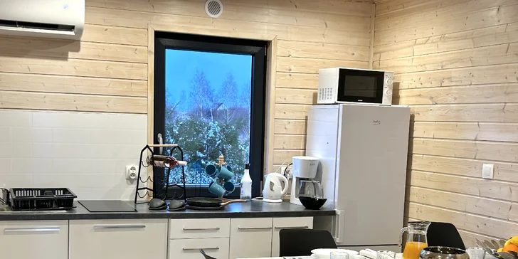 Prázdninové domy s vírivkou a bazénom, pobyt pre 7 osôb: Rusinowo pri poľskom Baltiku