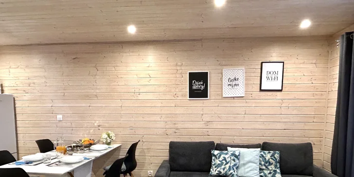 Prázdninové domy s vírivkou a bazénom, pobyt pre 7 osôb: Rusinowo pri poľskom Baltiku