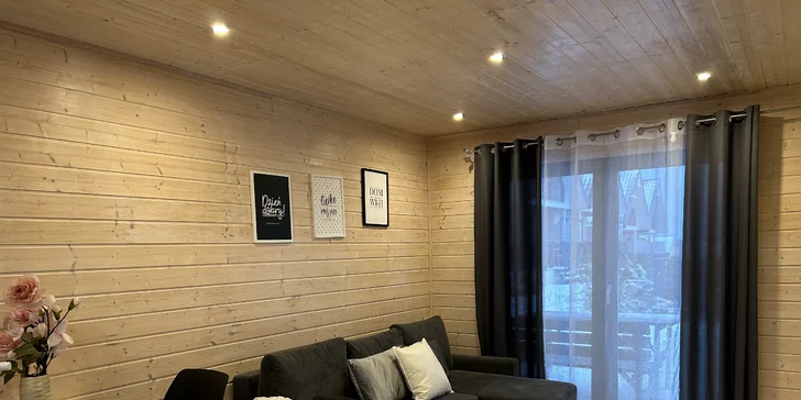 Prázdninové domy s vírivkou a bazénom, pobyt pre 7 osôb: Rusinowo pri poľskom Baltiku