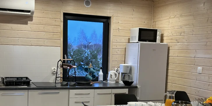 Prázdninové domy s vírivkou a bazénom, pobyt pre 7 osôb: Rusinowo pri poľskom Baltiku