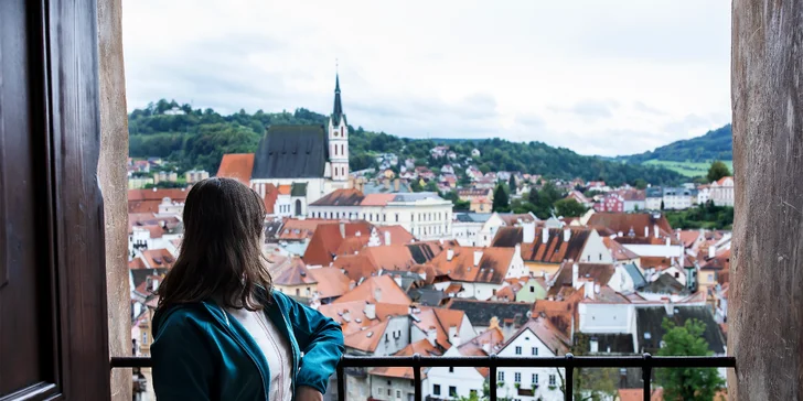 Romantika v Českém Krumlove: apartmán alebo izba pri krumlovskom zámku, vrátane možnosti raňajok