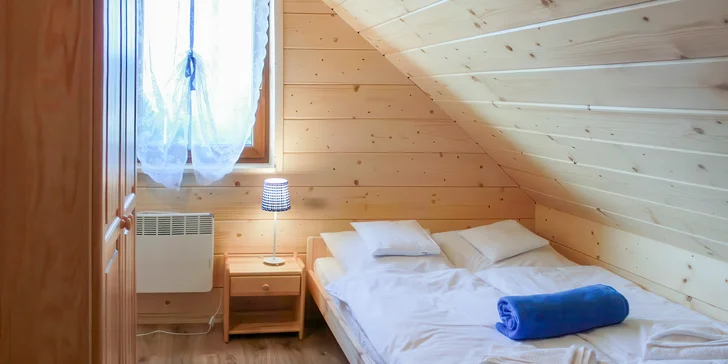 Dovolenka v poľských Beskydách: zrubové chatky s kuchynkou až pre 8 osôb