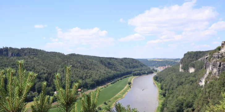 Hotel na brehu Labe v Saskom Švajčiarsku: polpenzia a neobmedzený wellness
