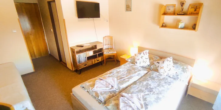 Krkonošská rozprávka: penzión s raňajkami alebo polpenziou, možnosť wellness