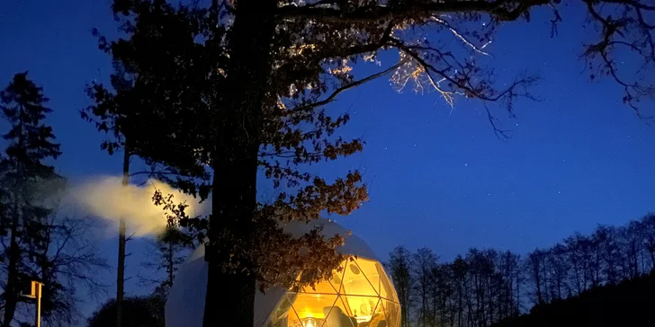 Glamping: vymakané iglu pri Prachovských skalách, relax vo wellness s možnosťou raňajkového koša