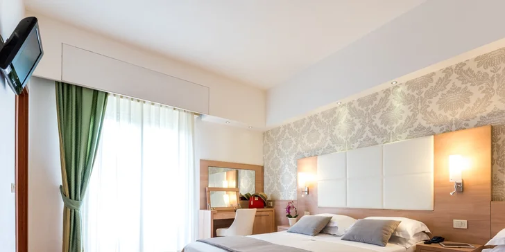 Taliansky Jadran: 4* hotel neďaleko Rimini, neobmedzené wellness aj polpenzia