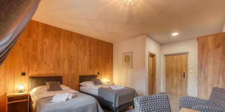 Luxusný kúpeľný pobyt v Jeseníkoch: raňajky alebo polpenzia aj neobmedzený wellness