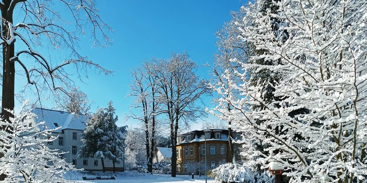 4* kúpeľný pobyt v Jeseníkoch s jedlom, neobmedzeným wellness aj zľavou na procedúry