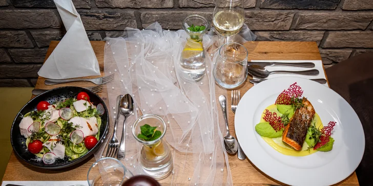 3-chodová večera pre 2 osoby: polievka, hlavný chod aj sladučký dezert