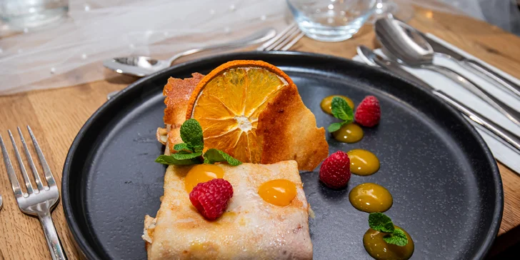 3-chodová večera pre 2 osoby: polievka, hlavný chod aj sladučký dezert