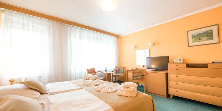 Pobyt vo Františkových Lázňach: raňajky alebo plná penzia, bazén aj procedúry