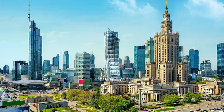 Pobyt kúsok od centra Varšavy: raňajky, wellness so saunami a bazénom