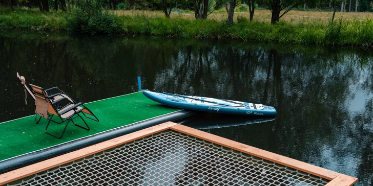Tiny House Česílko: skvelá poloha blízko Lipna, vlastná sauna aj terasa s výhľadom