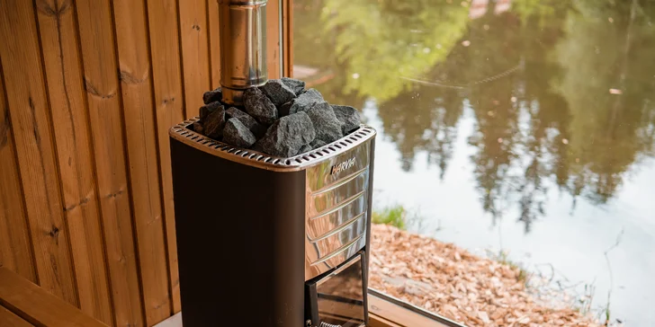 Tiny House Česílko: skvelá poloha blízko Lipna, vlastná sauna aj terasa s výhľadom