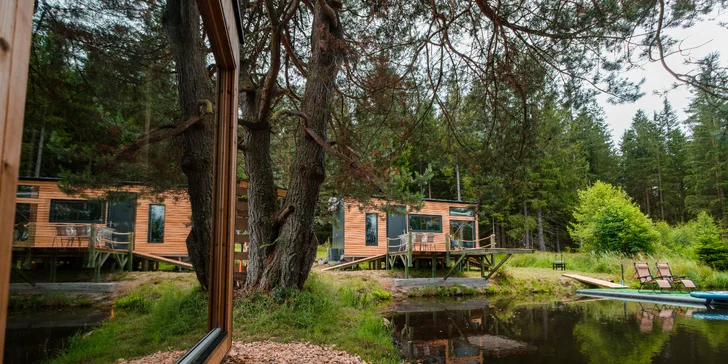 Tiny House Česílko: skvelá poloha blízko Lipna, vlastná sauna aj terasa s výhľadom