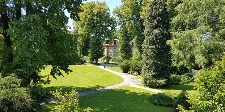 4* kúpeľný pobyt v Jeseníkoch s jedlom, neobmedzeným wellness aj zľavou na procedúry